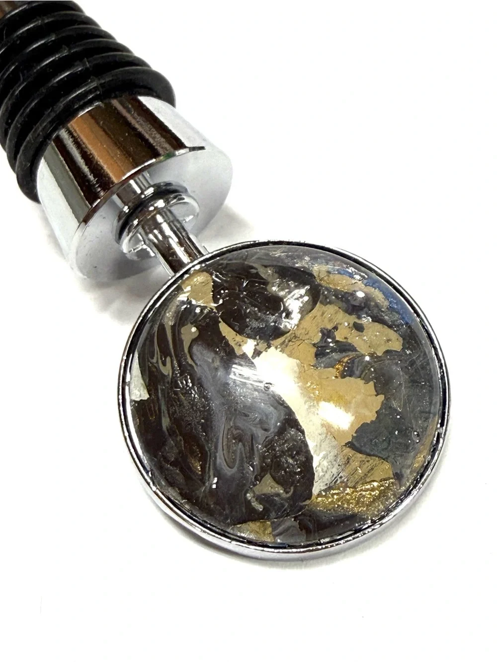 Wine bottle stopper handmade glass dome 30mm